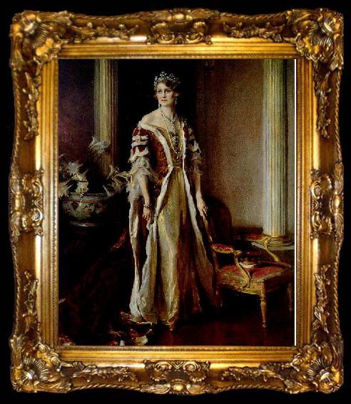 framed  Pataky, Laszlo Portrait of Helen Percy, ta009-2